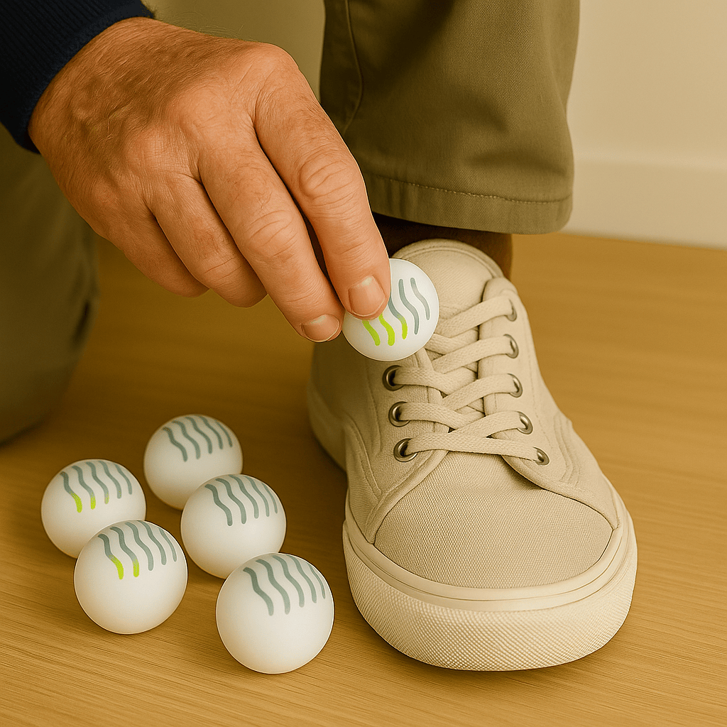 6 Sfere Deodoranti per Scarpe – Profumo Gelsomino, 30 Giorni per Sfera | Alessio