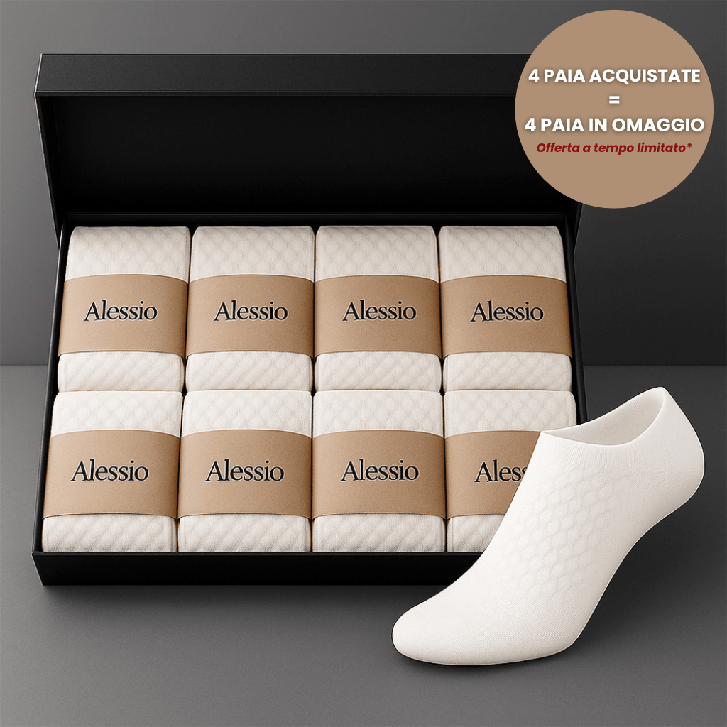 Calze Corte Alessio in Bambù Premium – Piedi Sani e Senza Odori