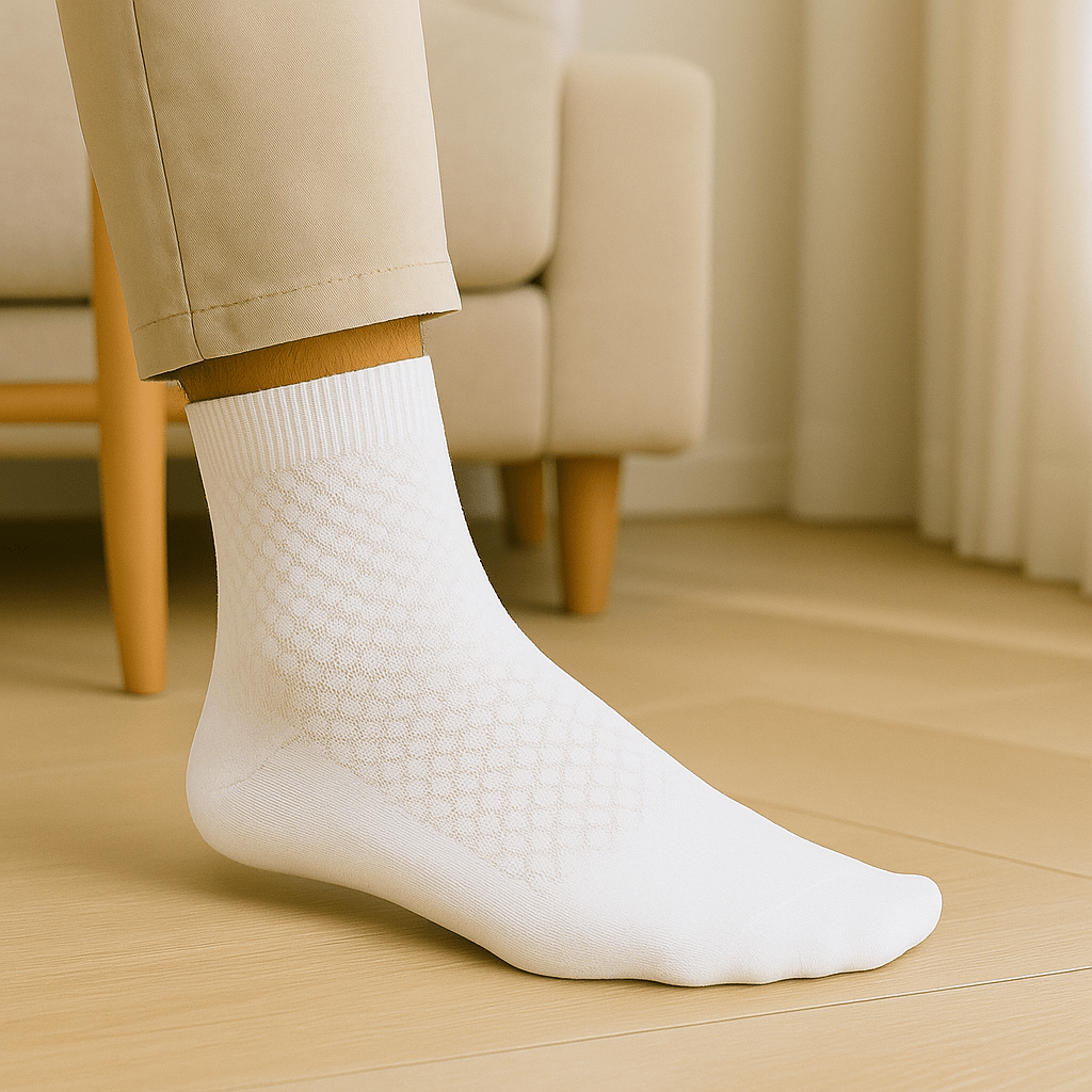 Calze a Mezza Gamba Alessio in Bambù Premium – Piedi Sani e Senza Odori